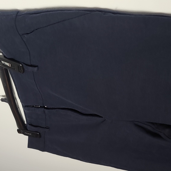 LOFT The Riviera Slim Cropped Pant in Navy Blue Size 14 - Picture 14 of 14